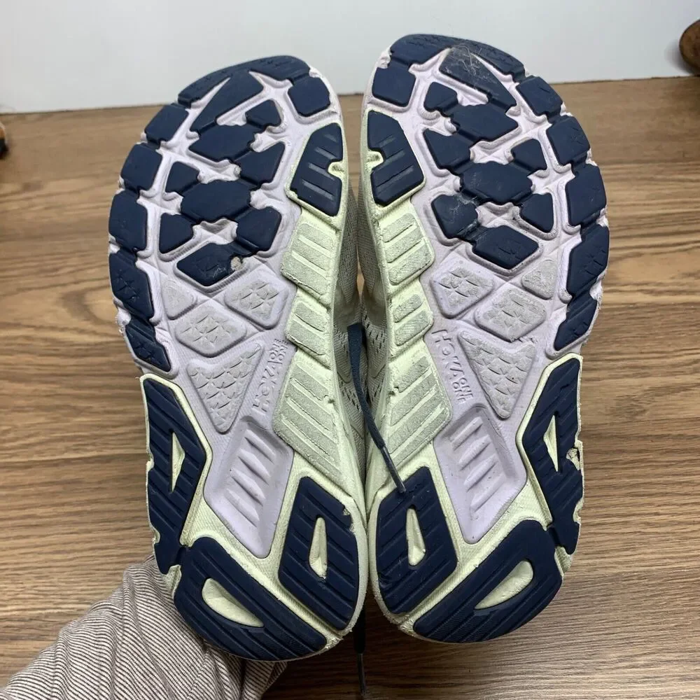 Hoka One Arahi 5 Women’s Size‎ 8.5 B Road Running Shoes White Blue